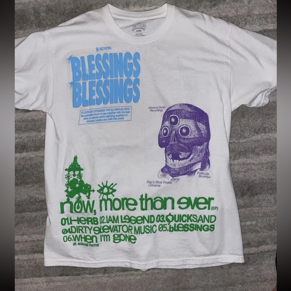 Flatbush Zombies Blessings Blessings Short Sleeve - Picture 2 of 3